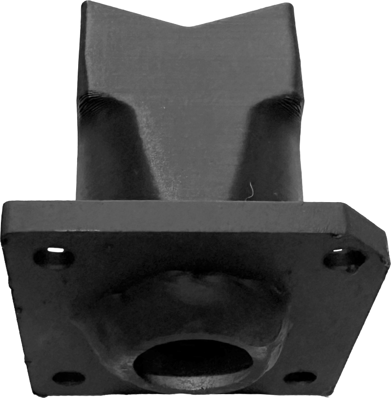Steel Post and Composite V Block